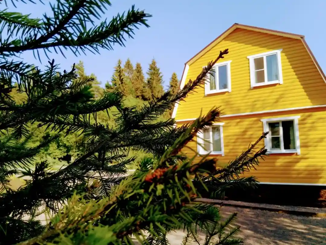 Уютный дом в Карелии в окружении леса