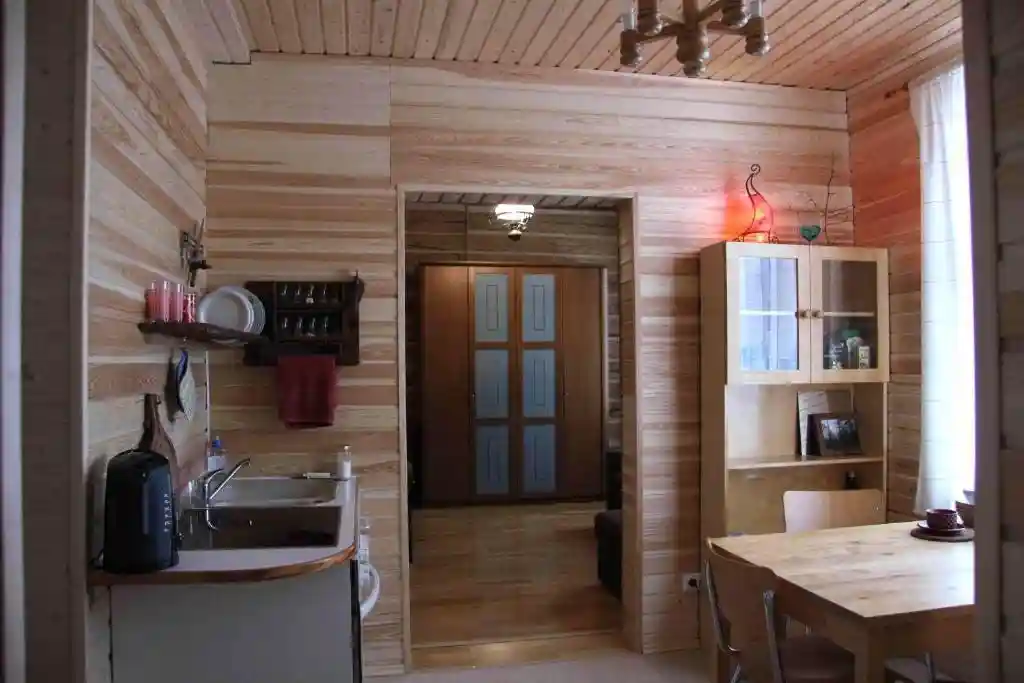 Апартаменты (Апартаменты — 1-й этаж) Log cabin in the center